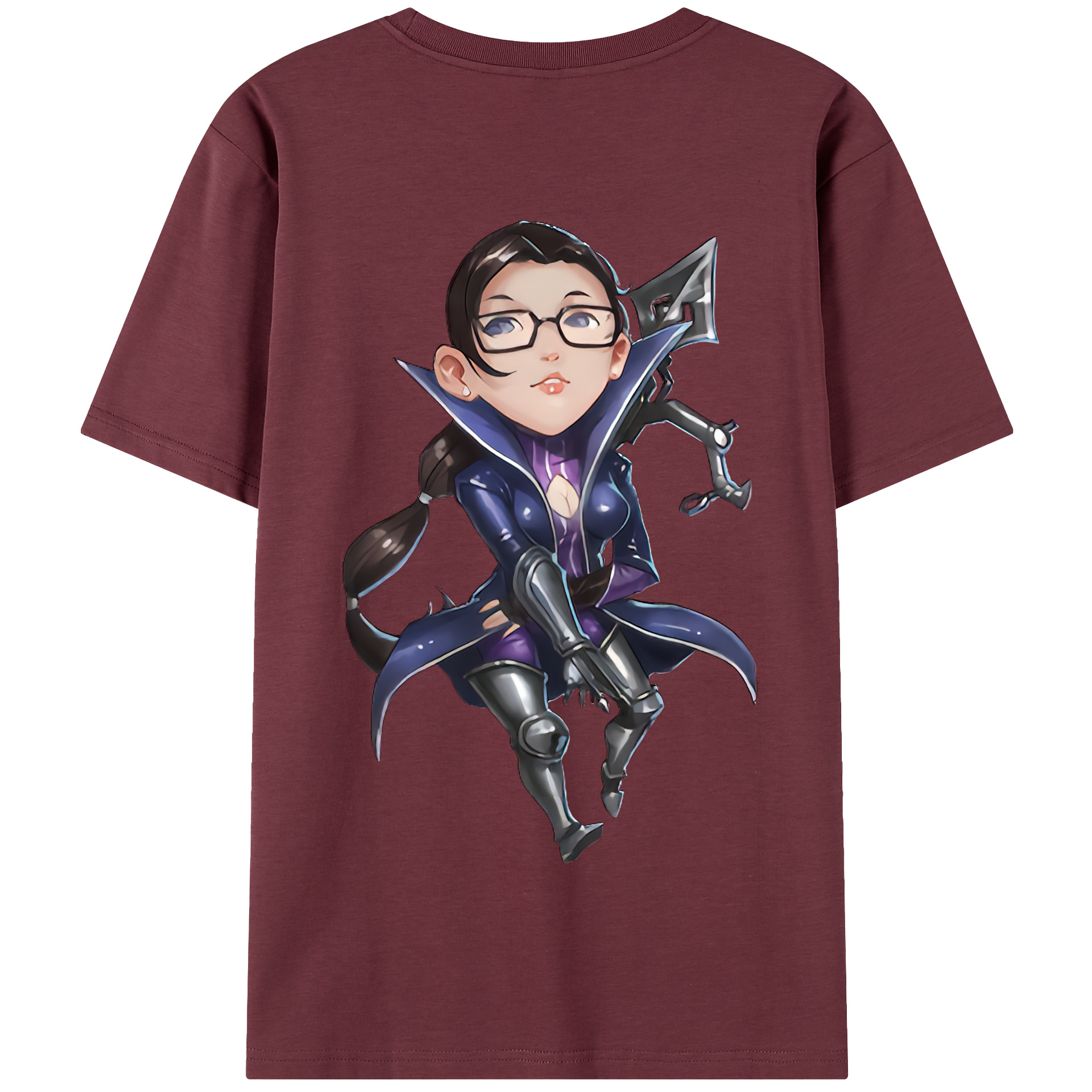 リーグ・オブ・レジェンド League of Legends LOL 綿100％半袖Tシャツ（背面プリント）